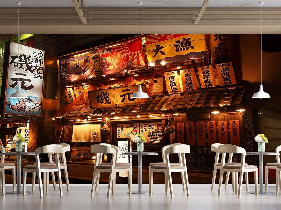 Japanese Cuisine Wall Mural Wallpaper for Bedroom 173" x 120"(W x H) (No.40)