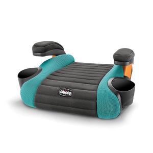 Chicco GoFit Backless Booster Car Seat Without Latch Attachment, Travel Booster Seat for Car, Portable Car Booster Seat for Children 40-110 lbs., Raindrop/Blue (MFG: Dec.2025, EXP:Dec.2033)