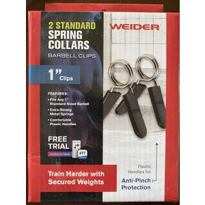 Standard Spring Clip Collars Safety Clips, Gray