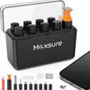 Phone Cleaning Kit for iPhone Cleaner,12 in 1 Port Cleaner Repair & Restore Tool for AirPod iPhone 17 16 15 Pro Max iPad Samsung etc,Phone Cleaning kit for Lightning and USB C Charging Port, Cables