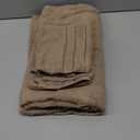 Casa Lino 100% Cotton Bath Towels Set of 4 (1 Bath Towel, 1 Hand Towel & 2 Wash Cloths) - Bathroom Towels and Washcloths Set - Complete Bathroom Set - Guest Room Essentials - (Brown)