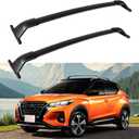 Roof Rack Cross Bars for Nissan Kicks 2017-2024 Convenient Baggage and Luggage Transport (Black)