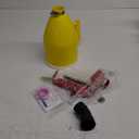 Joywayus Air Hopper Spray Gun with 4.0mm/6.0mm/8.0mm Nozzle Paint Texture Drywall Painting Sprayer, Yellow, 0.79 Gallon (3 L) Elbow