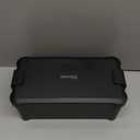 Diivoo Medium Weatherproof Extension Cord Cover, Outdoor Plug Protector Waterproof, Outdoor Extension Cord Box for Power Strip, Holiday Lights, Patio Heaters, Black