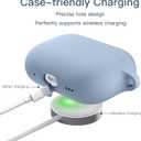 2 x Brujula Case for AirPods Pro 3 Case Silicone Protective Cover Compatible with AirPods Pro 3rd Generation 2025(Light Blue, AirPods Pro 3)