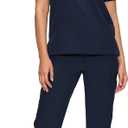 Floralhue Scrubs for Women Set, Medical Women Scrubs, V-Neck Top and Straight Leg Pants with 11 Pockets (Relaxed Fit), XXL