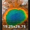 19.25x26.75 Picture Frame for Wall Display, 19.25x26.75 Black Picture Frame with Shatter Resistant Plexiglass, Stable and Sturdy Puzzle Frame for Wall Display, Handpicked Gift Collection