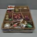 Alupssuc 82pcs Christmas Balls Ornaments Set, Delightful Classic Gift Set, Shatterproof Plastic Decor for Xmas Tree Holiday Wedding Party Decorations with Hanging Strings, Gold, Red and Green