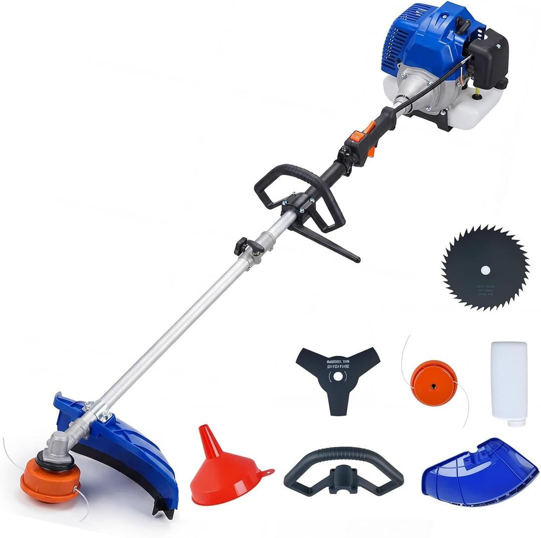 GarveeTech 52CC 3-in-1 Gas Trimmer, Weed Eater & Brush Cutter for Lawn Care