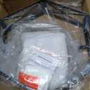 Gugxiom 6 Light Semi Flush Mount Ceiling Light, Modern Farmhouse Living Room Light Fixture, Black Light Fixture, Modern Metal Hexagon Cage Ceiling Lamp for Kitchen Bathroom (6