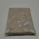 Hiasan Faux Linen Rectangle Tablecloth - Wrinkle and Stain Resistant Washable Table Cloth for Kitchen Dining Room Holiday Table Cover for Party Dinner, Beige, 52 x 70 Inch