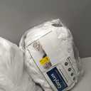 CozyLux Queen Comforter Set White Seersucker 7 Pieces Bed in a Bag Queen Comforter Set with Sheets, Luxury Soft Bedding Set with Down Alternative Comforter, Sheets, Pillowcases & Shams for All Seasons