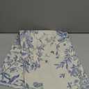 Hahafelt Blue Floral Summer Table Runner and Placemats Set of 7, 12" x 18" Blue and White Chinoiserie Place Mats 13" x 72" Flower Table Runner for Holiday Baby Shower Party Kitchen Dining Decoration