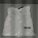 Womens Long Sleeve Eyelet Tops V Neck Fall Shirts Casual Loose Blouses (White, L)