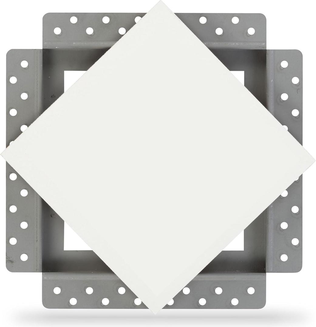 AccessPro LAP8 Magnetic Access Panel - 8x8 Drywall Access Door with Removable Flush-Mount Cover - Durable, Paintable, Heat-Tolerant, Easy Install for Walls & Ceilings - by Luxairy Vents