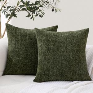 2 Pilowcovers 18×18 Green 
