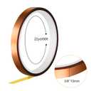 TUPARKA Heat Tape for Heat Press Resistant Temperature Polyimide Tape,Ideal Solution for Heat Transfer,Sublimation,Heat Vinyl Press,3D Printing Electronics,Soldering,Circuit Board and More(12 Rolls)