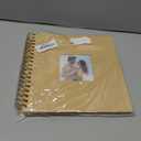 Vienrose Scrapbook Photo Album with Corner Stickers 12x12 inches DIY with Cover Photo Pocket 80 Pages Silk Ribbon Hardcover Album for Guest Book Wedding Baby Shower Christmas Brown