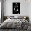 HJL Art Body Wall Art Sexy Wall Decor Naked Women Artwork (24"L x 36"W)