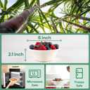 Homestockplus Disposable Bowls 16 Oz [50 Pack] - Heavy Duty Paper Bowls, Sugarcane Fiber Compostable Bowls for Ice Cream, Snacks, Desserts, Microwave Safe BPA-Free Eco Dinnerware (White)