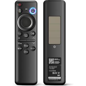 BN59-01432A TM2360E Rechargeable Voice Remote for Samsung Smart TVs, Replacement for All 20212025 Samsung TV Remote Control with Solar Charging and Voice Search