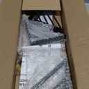 BAYKA Wall Mounted Floating Shelves, Wood Floating Wall Shelf for Books & Decor, Small Space-Saving Display & OrganizerBlackSet of 3 (16-inch Mixed)