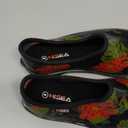 HISEA Waterproof Garden Shoe for Women Outdoor Slip-On Garden Clogs Rubber Rain Boots Short Ankle Booties Rain Shoes with Comfort Insole, Size: 8