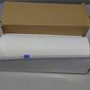 Goodluck 54 Inch X 300 Feet Plastic Table Cloths with Cutter Box, White Disposable Table Cover Roll, Plastic Tablecloth for Party, Banquet, Wedding, Birthday, Anniversary