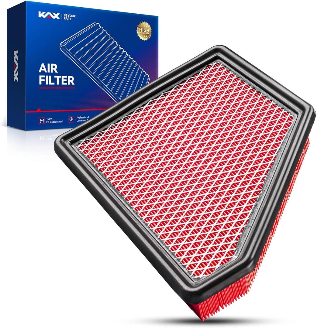 KAX Engine Air Filter, CA10465 Replacement for GMC Terrain, Chevrolet Equinox 2010 2011 2012 2013 2014 2015 2016 2017, Advanced Air Filter Media, Increased Acceleration