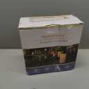 Homemory 8" x 4" Large Waterproof Outdoor Flameless Candles with Remote Control and Timer, Battery Operated Flickering LED Pillar Candles for Indoor Outdoor Lanterns, Porch, Long Lasting, Set of 2 (Ivory White)