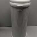 Ubbi Steel Diaper Pail, Odor Locking, No Special Bag Required, Award-Winning, Registry Must-Have, White