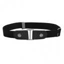 Buckle -less elastic belt for men and women (2Pack) that attaches to belt loops and provides a comfortable fit without pressure or a bulky buckle 6 pack