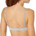 Amazon Essentials Women's Push-Up Cotton Bra, Pack of 2 (34DD, Grey Heather/Pearl)