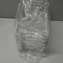 Clear Fridge Organizer, Refrigerator Organizer Bins with Handle, Freezer, Kitchen Cabinet, Pantry Organization, BPA Free Fridge Organizers (12.4 inch 4 Pack)