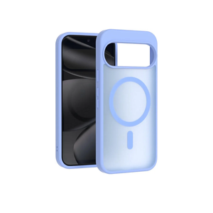 ZCDAYE Case for Google Pixel 9/9 Pro Compatible with Magsafe, Translucent Matte Shockproof Anti-Fingerprint Phone Cover for Google Pixel 9/9 Pro (6.3 inch), Light Purple