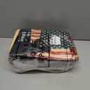 Frienda 50 Pcs Veterans Day Gift Bags Bulk Non Woven Patriotic Gift Bags American Flag USA Veteran Souvenirs Military Gifts Church Party Decorations Favors