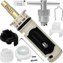1222 Cartridge Kit Fit for Moen, Shower Cartridge Replacement with Removal Tool 104421 and Handle Adapter 116653, Fit for Moen Posi Temp Single Handle Tub/Shower Faucets Plumbing, Leak-Proof
