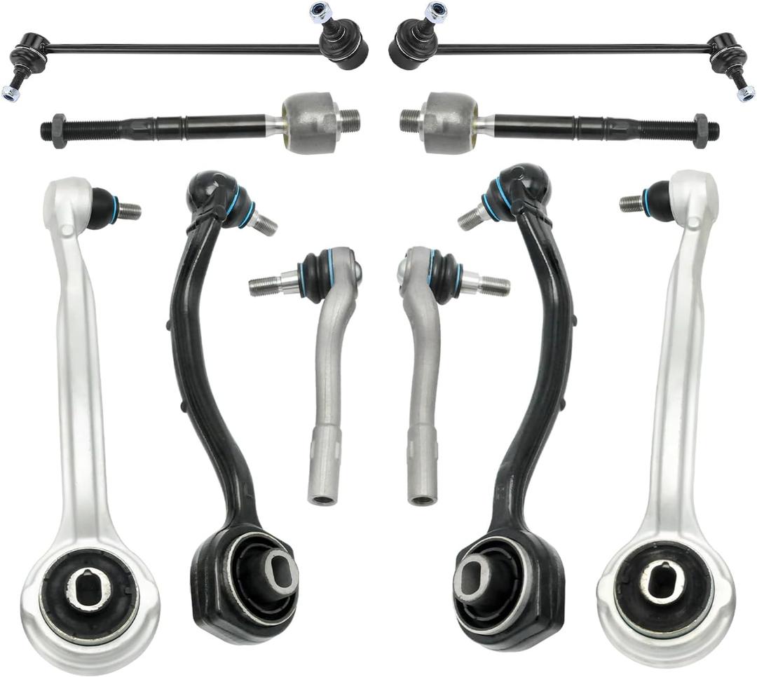 Front Suspension Kit Control Arms Sway Bar Links Compatible with Mercedes Benz 2WD 2002-2007 C230 C240 C280 C32 AMG C320 C350 CLK320 Coupe CLK320 CLK350 CLK500