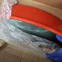 RELIANCER 32" Convex Security Mirror,Curved Safety Traffic Road Driveway Mirror,Adjustable Safety Corner Surveillance Mirrors,Outdoor Indoor Blind Spot Mirrors For Garage Parking Lot Shop Office