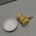 SUBEKYU Bamboo Dish Scrub Brush for Kitchen Sink, Natural Wooden Washing Dish Brush Scrubber with Sisal Bristles for Household Cleaning, Cast Iron Pots, Pans and Vegetables (Ceramics Base + Sisal Brush, 1p)