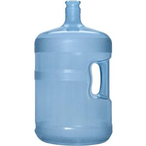 Brio 5 Gallon Plastic Crown Cap Reusable Water Bottle Container