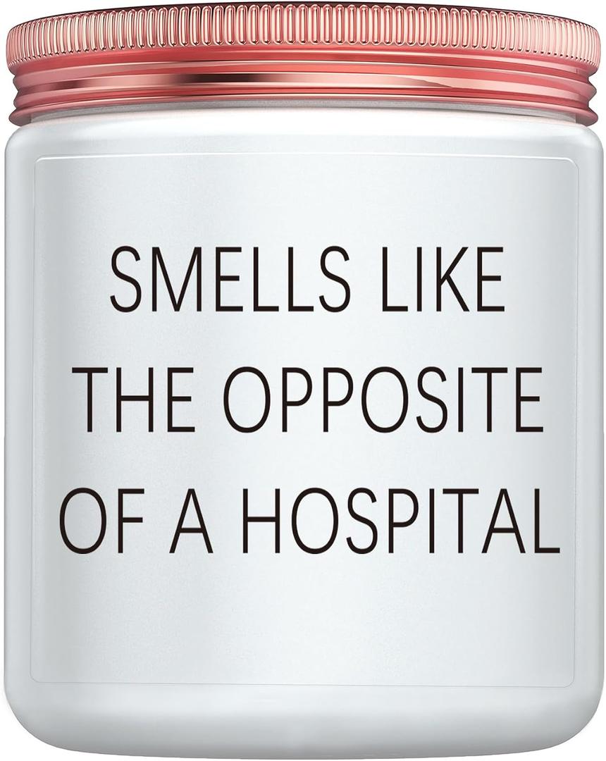 Funny Nurse Gifts for Women Men - Doctor Gift, Nursing Student Graduation Gifts, Future RN, Birthday & Mother’s Day Present, Smell Lavender Scented