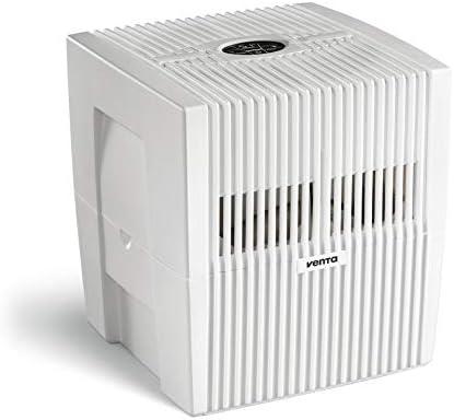 Venta LW25 Comfort Plus Humidifier in White - Filter-Free Evaporative Humidifier for Spaces up to 485 ft²