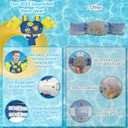 Chriffer Kids Swim Vest Life Jacket for 30-55 Pounds Boys and Girls, Toddler Floaties with Shoulder Harness Arm Wings for 2,3,4,5,6,7 Years Old Baby (Yellow Blue)