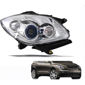 LABLT Headlight Headlamp Assembly HID w/o AFS Passenger Side Right RH Replacement for Enclave 2008 2009 2010 2011 2012 Replacement for GM2503378