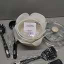 CAROTE 17pcs Pots and Pans Set, Nonstick Cookware Set Detachable Handle, Induction Kitchen Cookware Sets Non Stick with Removable Handle, RV Cookware Set, Oven Safe (Cream White)