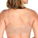 HSIA Minimizer Bras for Women Enchante Full Coverage Underwire Bras Plus Size Lifting Floral Lace Bra for Heavy Breast (36D, Warm Beige)