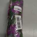 Faux Bougainvillea Artificial Flowers Plants for Outdoors Outside Decoration, 2 pcs Purple Fake Flowers UV Resistant Look Real Silk Long Trailing Vines for Front Door Porch Planter Urn Patio Garden