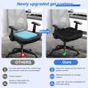 Thicken 19.7in Seat Cushion, Gel Seat Cushion for Long SittingOffice Chair, Wheelchair, Car Cushion, Large Cooling Pad for Back Pain, Sciatica, Tailbone Pain Relief