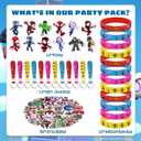 Spidey Birthday Party Supplies, 86Pcs Party Gifts and Toy Set for Spider Theme Party